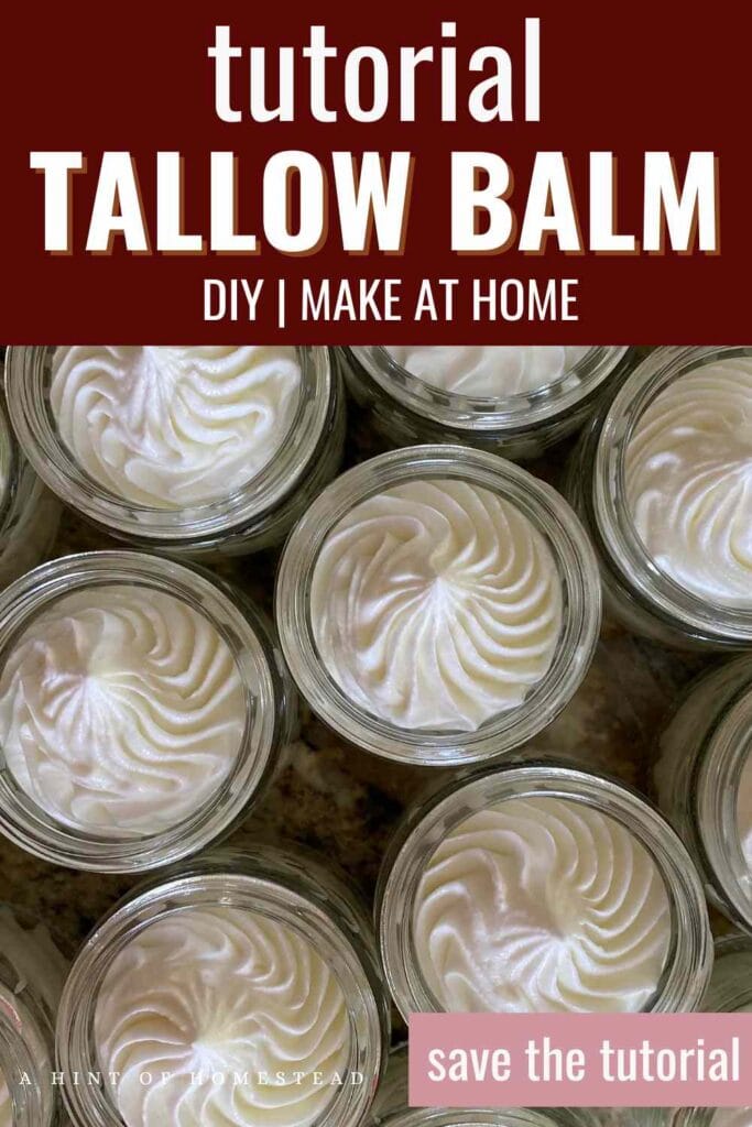 tutorial tallow balm pinterest image