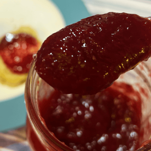 Vanilla Bourbon Peach Refrigerator Jam