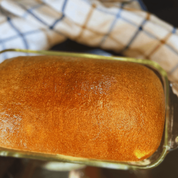 fresh loaf of freshly milled wheat sourdough sandwich bread
