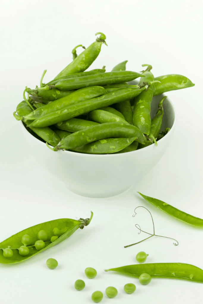 bowl of peas