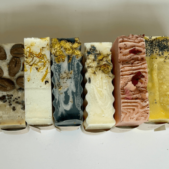 variety of different tallow soap bars