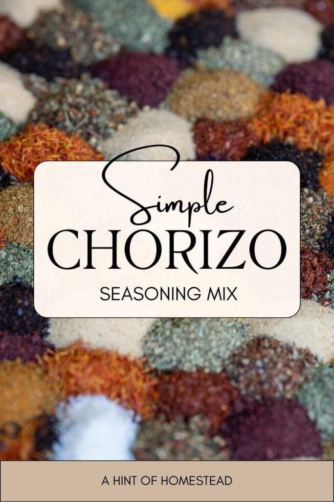 simple chorizo seasoning mix pinterest image