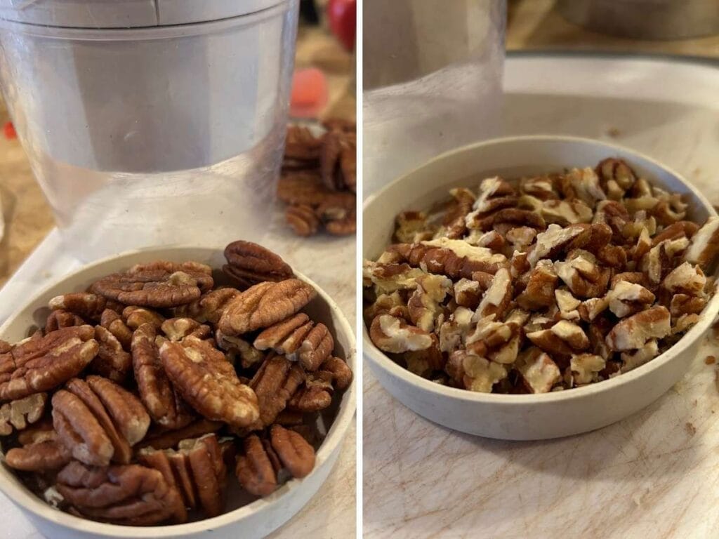 pecans whole and chopped